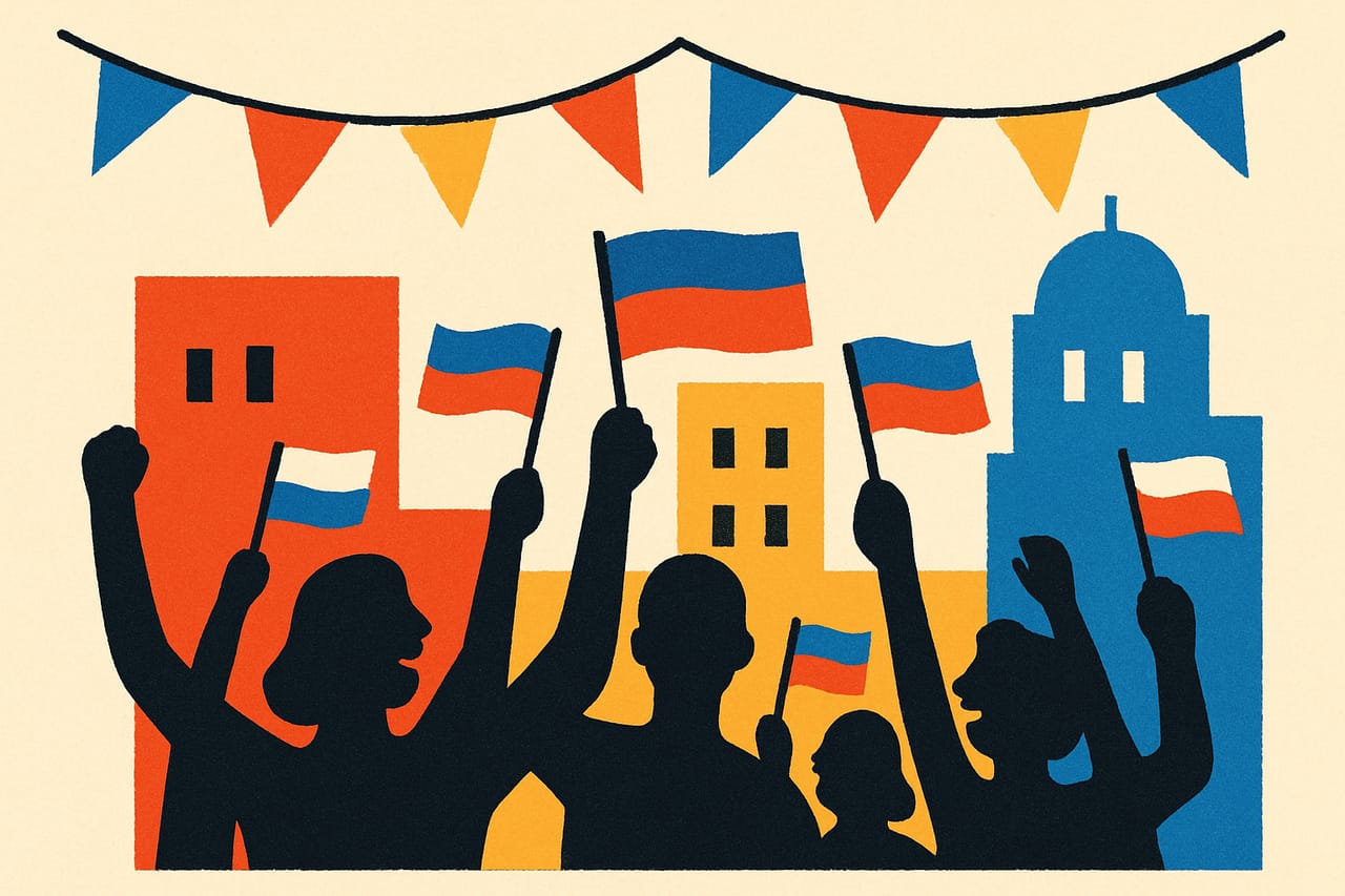 Allied Nations Celebrate V-E Day