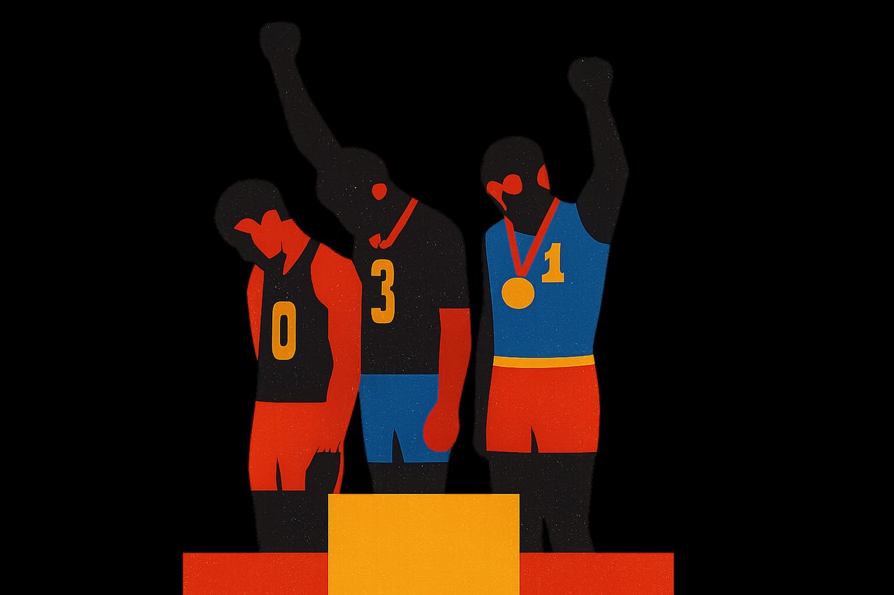 Athletes Raised Fists in Protest at the Mexico City Olympics
