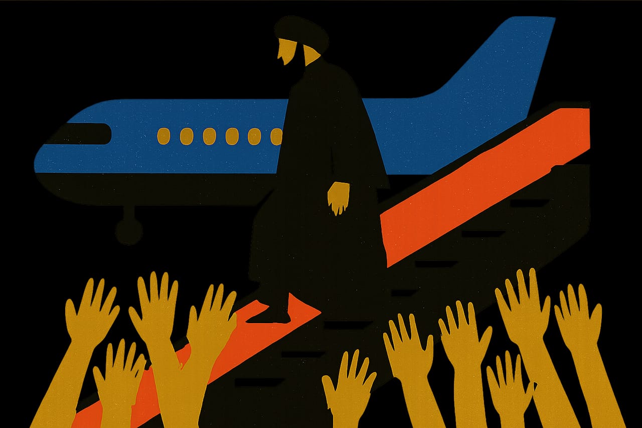 Khomeini Returns to Iran