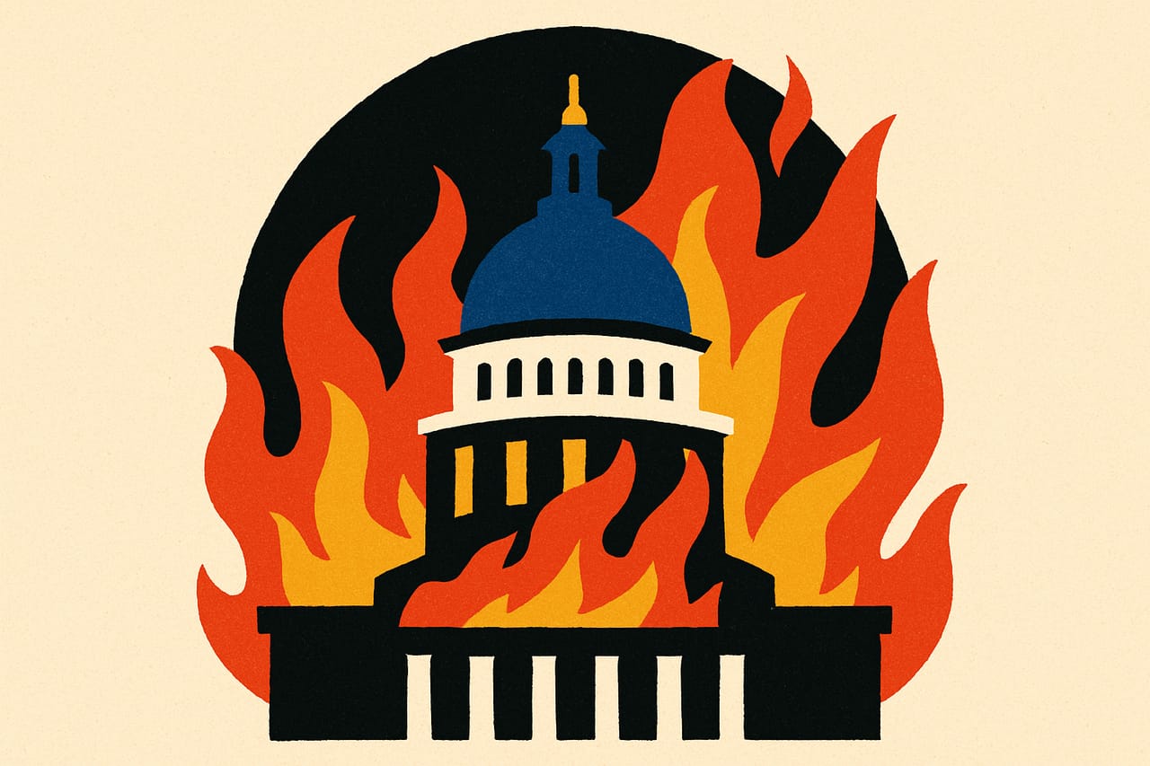 British Forces Burned Washington, D.C.