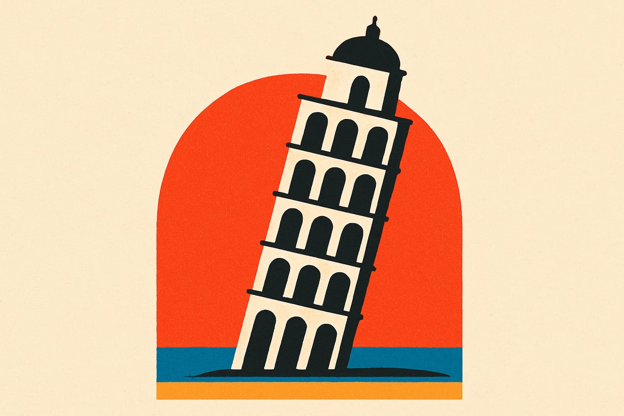 Construction Began on the Leaning Tower of Pisa