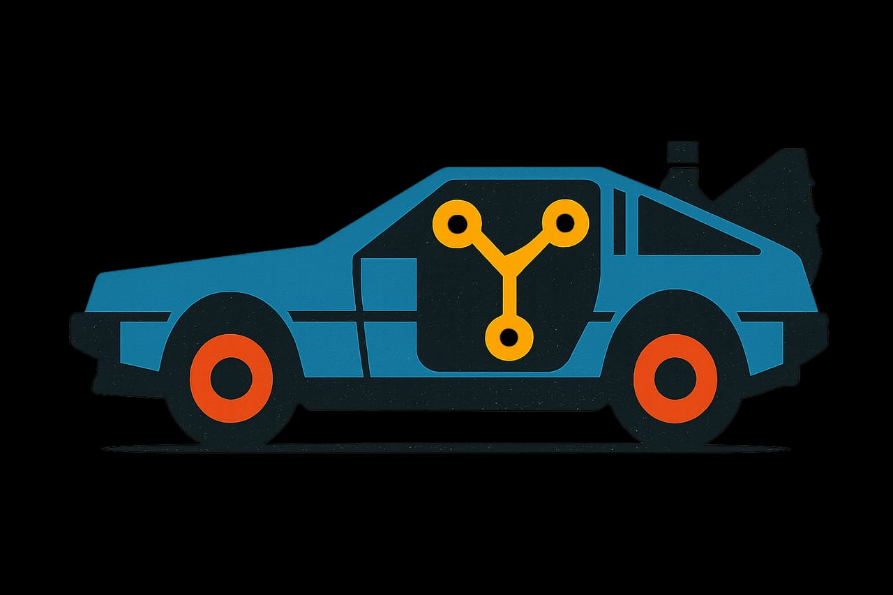 Doc Brown dreamed up the flux capacitor (in fiction)
