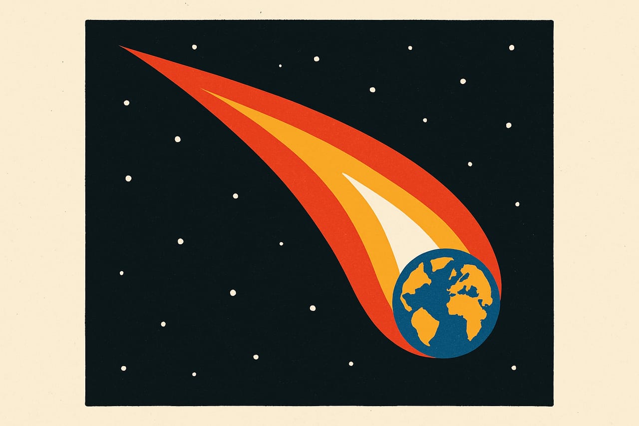 Earth Passed Through Halley's Comet's Tail