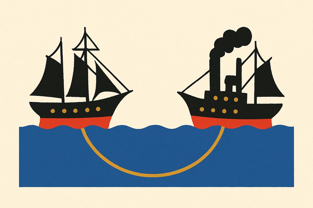 The First Transatlantic Telegraph Cable