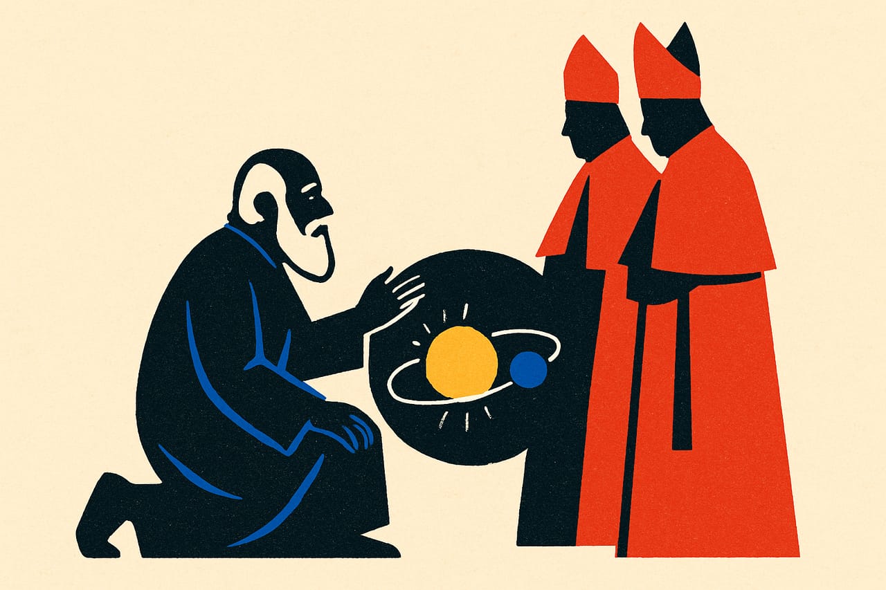 Galileo Was Forced to Recant His Earth-Moves Theory