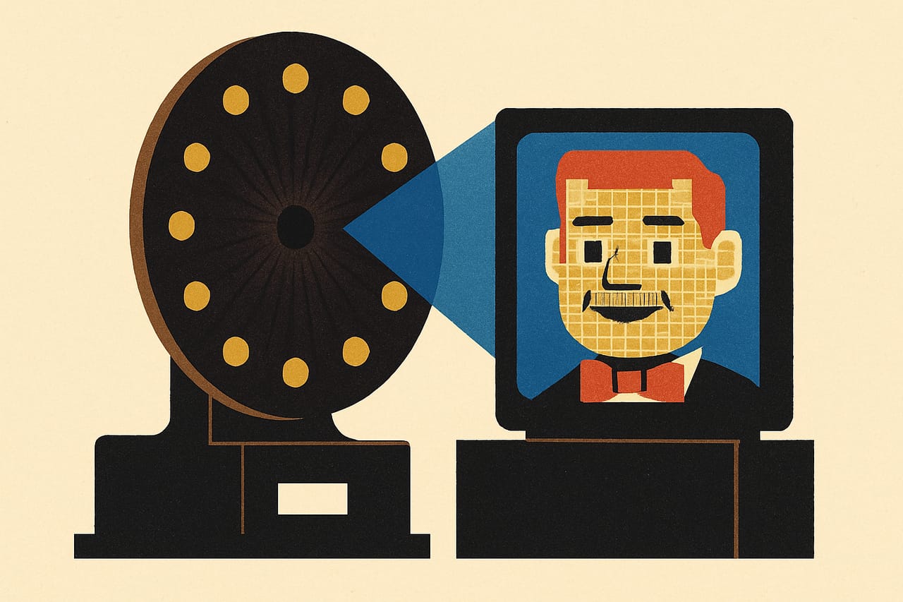 The day a doll's head became television