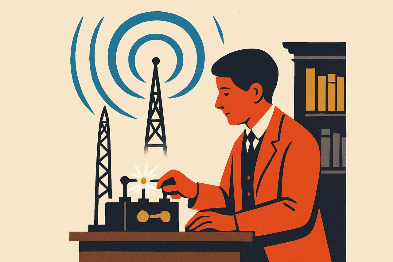 Marconi Filed the First Wireless Telegraphy Patent