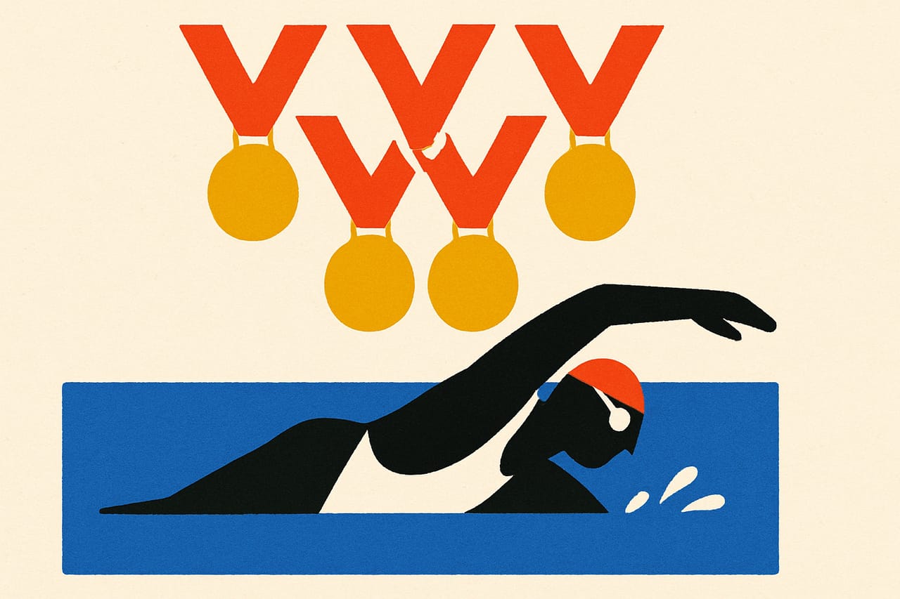 Mark Spitz won a then-record seven golds at Munich 1972