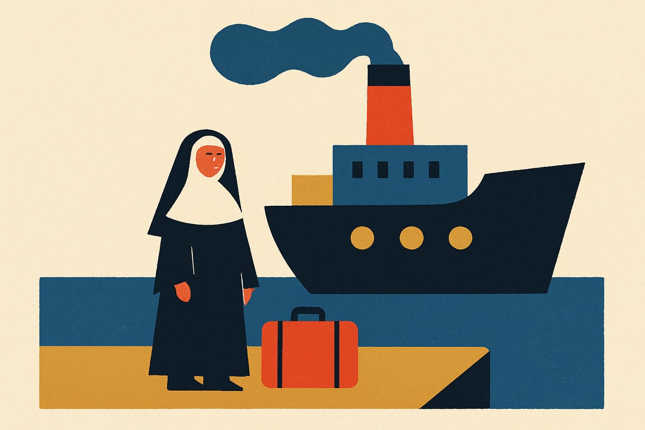 Mother Teresa Arrives in Calcutta