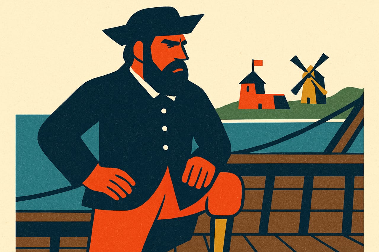Peter Stuyvesant Arrives to Lead New Amsterdam