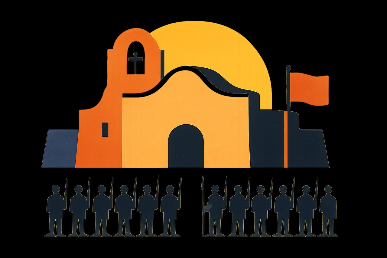 The Siege of the Alamo Begins