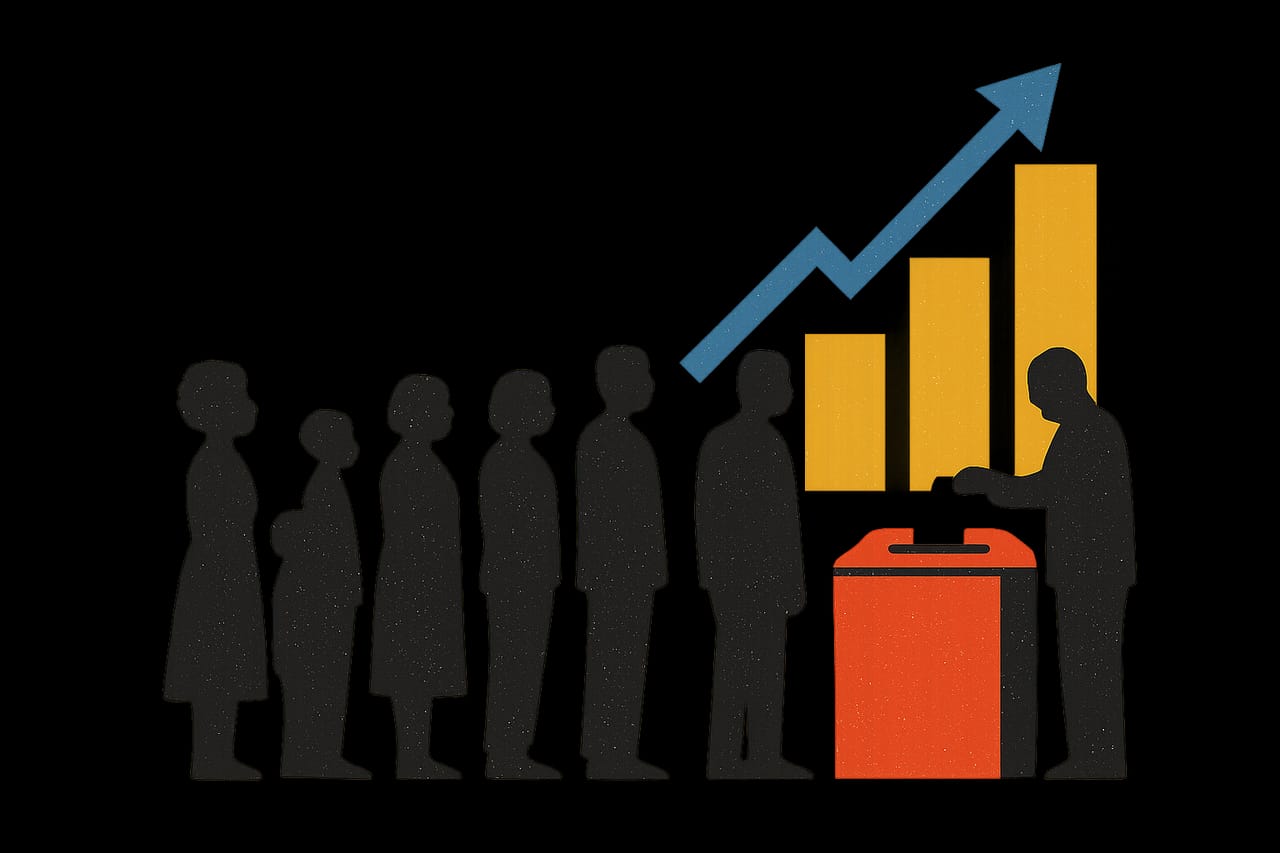 The 2008 U.S. election drew the highest turnout in decades