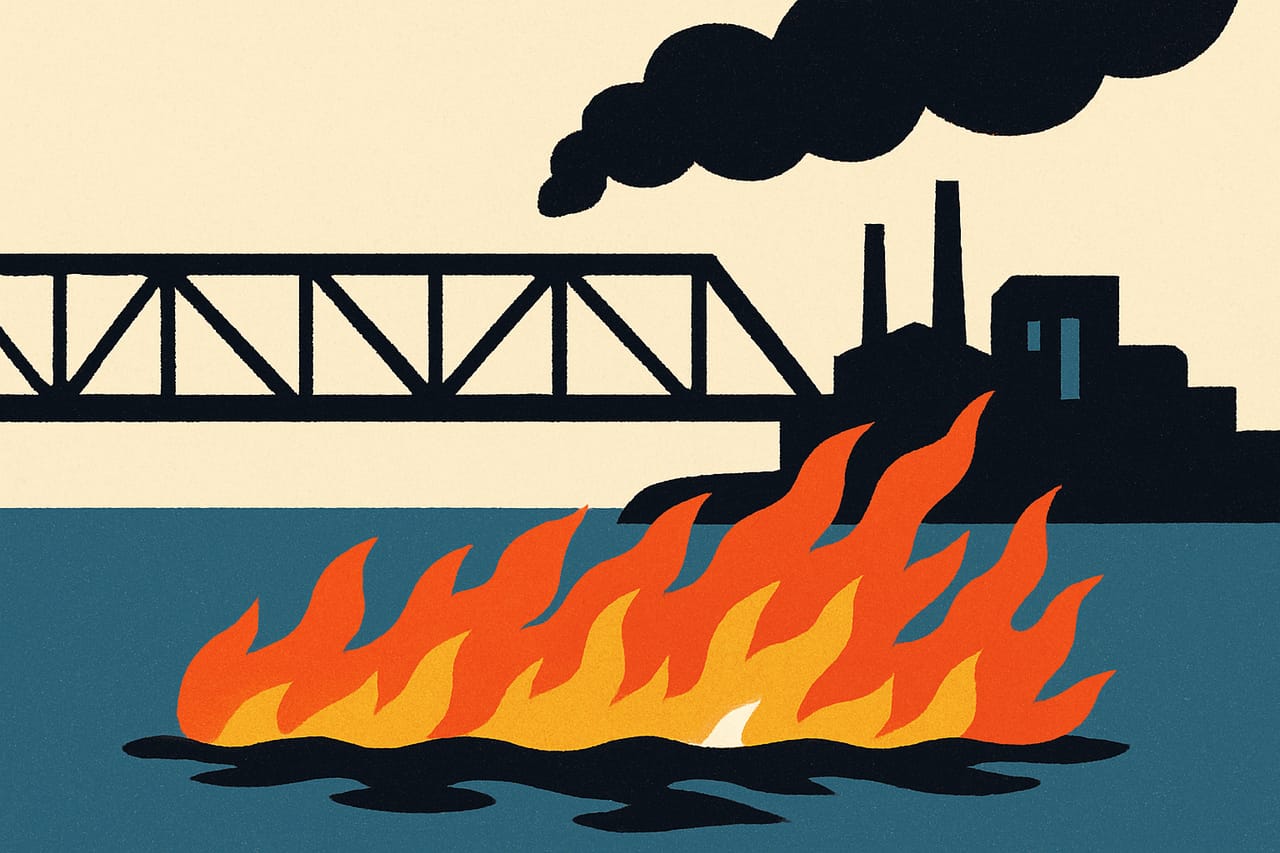 The Day a River Burned and Cleaned Up a Nation