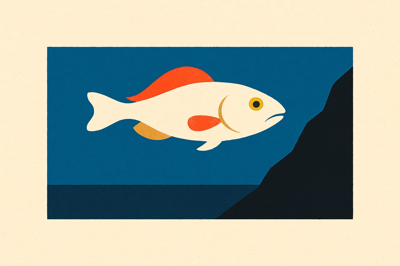 There may be a depth limit where no fish can live